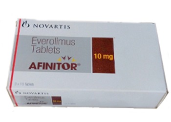 Afinitor 10 mg Everolimus Tablets